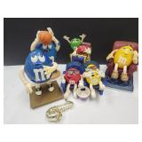 Lot of  M&M Candy Dispensers See Condition