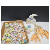 Easter Lot  Carrots, Bunny Rabbits EASTER DECOR