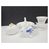 Staffordshire 6" BASKET, Arden Bunny,  Wedgwood +