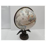 Vintage  Replogle Globe w Eagle Base 19 1/2"high