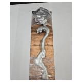 Aluminum  Slag  Art 6 x 19"