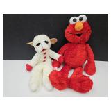 LAmb Chop Puppet & Elmo PLush 22"l