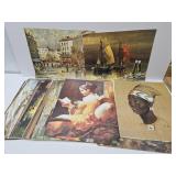 Very Large Lot  Vintage USA  Litho Art