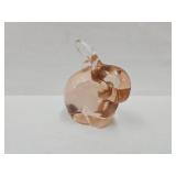 Fenton Pink  Glass Bunny 3.5" L