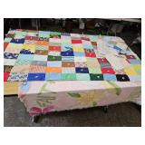 Quilt, Tablecloth, & Quilt Squares