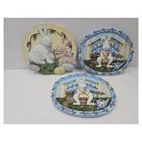 3 Easter Stepping Stones/Garden Decor