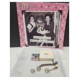 Vintage Costume Brooches, Bracelet, Pin , Lucy Cal