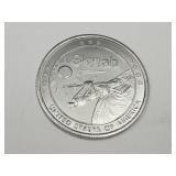 NASA Sky Lab Medallion from Space Metal