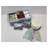 Garden Marbles, LG Candle  &  Candle Votives