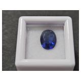 .95 Carat Dark Blue Sapphire