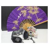 Neck Massager, VTG Fan, Birdhouse, Cards