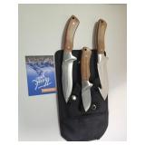 New Wood Handle Hunting/Dressing Knives Up to 10"