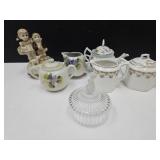 Vintage Cream & Sugars, Goebel Dresser Box+