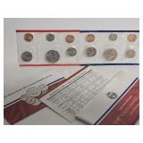 1987 US Mint Unc. Coin Set D & P