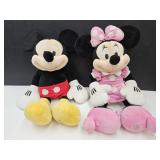 From DISNEY  STORE  LG  Minnie & Mickey Mouse 28"