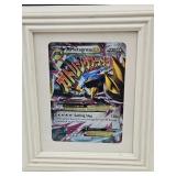 Large Framed Pokemon Card Mega Gatling Sling