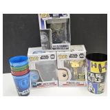 Princess Leia Han Solo & Darth Vader FUNKO POPS+