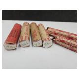 5 Rolls  & 31 Pennies, Wheat Penny Coins