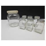 Vintage Counter Jars & Spice Jars