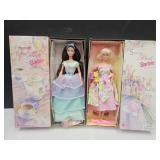 NIB Spring Petals & Tea Party Barbie Dolls