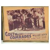 Colt Comnrades William Boyd Framed Poster