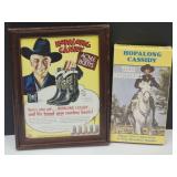 Hopalong Adv ACME Cowboy Boots & VHS Movie