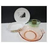 Corning Ware, Pink Depression Ware, Japan Mug+