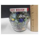 Vintage Marbles in Jar See Size