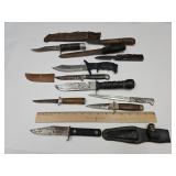 Large Knife Lot  See Condition