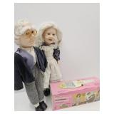 20" H Grandma & Grandpa Dolls & Seamstress II