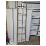 Primitive Wood Ladder Great Quilt Display 16 x 81