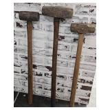 3 Sledge Hammers See Pics