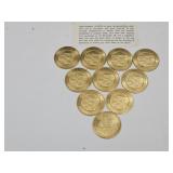 Lot of 10 Alaskan $1 Trade Coins Only 150,000 Made