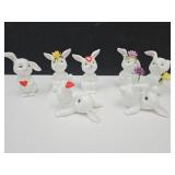 Set of 7 "Schmid" Rabbits
