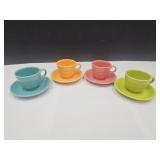 Fiesta Ware Cups & Saucers