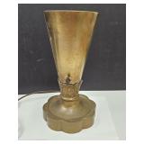 Vintage Metal Lamp 11"h