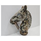 Vintage Cast Iron Horse Head  For Hitching Post