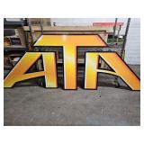VTG AMERICAN TRANS AIRLINES Sign (Wood)