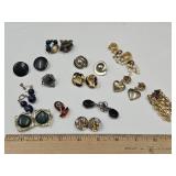 Vintage Costume Earrings Lot