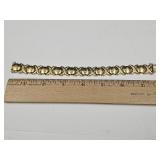 925 Sterling Silver XOXOXO Bracelet 7.5"
