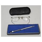 1/10th G Eye GLasses & Westing HOuse Pin