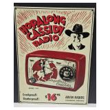 Metal Hopalong Cassidy Radio Sign Columbus Ind