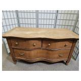 Antique 3 Drawer Dresser44.5 x 21.5 x 24"h