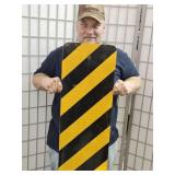Metal CAUTION Sign 36 x 12"