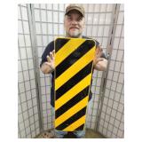 Metal CAUTION Sign 36 x 12"