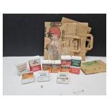 Medal Gold 1/2 Pt., Qt. Milk Bottle & Spice Tins