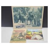 Hopalong Record, Paper Comic, & Movie Poster