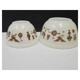 Vintage Pyrex Bowls #401 && 402