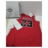 Michael Jordan Autographed Jersey XL COA UD