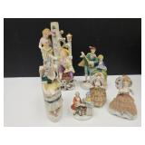 Lot of Japan FIgurines, 1 Occupied Japan